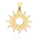 Złota zawieszka na łańcuszek słońce PR. 585 22mm