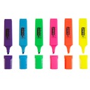 6x ZAKREŚLACZ FLUORESCENCYJNY KOMPLET ZESTAW ZAKREŚLACZY D.RECT