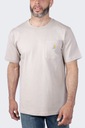 CARHARTT koszulka z kieszonką t-shirt K87 Mink L