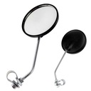 КРУГЛОЕ ВЕЛОСИПЕДНОЕ ЗЕРКАЛО, ПЛАСТИК, 110ММ