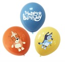 Набор на день рождения для собак BLUEY BINGO BALLOONS 15+2+2