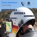 ІНТЕРКОМ МОТОЦИКЛЕТНИЙ 1500M, КОМПЛЕКТ SLUCHAWKOWY BLUETOOTH 5.1 MIKROFONAS M31  фото 5