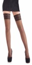 Pończochy samonośne 20 DEN 7-10 CM #5, czekoladowy