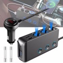 QC 3.0 РОЗПОДІЛЮВАЧ ГНІЗДА ПРИКУРЮВАЧА 12-24V USB ROZGALEZNIK ЗАРЯДНИЙ ПРИСТРІЙ  (18171517622) фото min 10