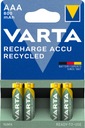 4 аккумулятора (NiMH) VARTA AAA (R3) 800 мАч закрыть