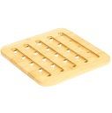 КВАДРАТНАЯ БАМБУКОВАЯ ПОДСТАВКА ДЛЯ КАСТРЮШКИ И СКОРОВНИЦЫ 251