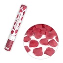 ТРУБКА ДЛЯ СЪЕМКИ конфетти ЛЕПЕСТКИ РОЗ красная 40 см для свадебного банкета