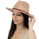 Элегантная женская фетровая шляпа-федора ПАНАМА