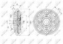 EMBRAGUE DIFERENCIAL DE ACOPLAMIENTO VISCOSO NRF 49623 VW LT 90-96 