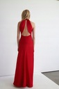 Warehouse NI1 sjr saténové červené maxi šaty odhalený chrbát L Pohlavie Výrobok pre ženy