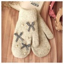 CUTE серые перчатки REK104