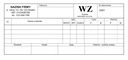 WZ Выдача внешних материалов с НУМЕРАНИЕМ (DL)