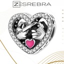 Бусина CHARMS HEART LOVE OATH, серебро 925 пробы