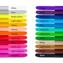 Plastelína veľká sada pre deti 24 farby pre hru kreatívne vylepovanie Kód výrobcu X000TJFLSB