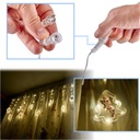 Lampki LED kurtyna z obrazkami w choinkach 3m 10 żarówek USB Liczba lampek 11 - 20