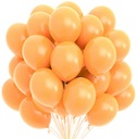 Большие МАТОВЫЕ оранжевые шары для Хэллоуина 100x
