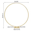 2М СВАДЕБНЫЙ ФОН РАМА СВАДЕБНАЯ АРКА СТЕНА - КРУГЛАЯ