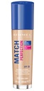 RIMMEL MATCH PERFECTION Тональный крем для лица SPF20 - 103 TRUE IVORY 30 мл
