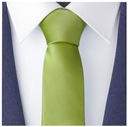 ЖАККАРДОВЫЙ узкий мужской галстук с селедкой для костюма зеленый GREG wp40