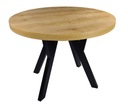 Круглый раздвижной стол HAMILTON OAK EGGER 110/210