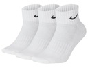 Ponožky NIKE na členok Biele 3-balenie Športové Cushioned r S / 34-38