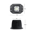 KWADRATOWE СВІТЛА ДЕННИЙ LED (СВІТЛОДІОД) 39W 2SZT, ФАРИ DARBINIAI DO АВТО  (18813722521) фото min 8