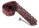 Ожерелье с воротником Бордовое колье Красное ожерелье Классический Элегантный Модный