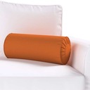 Dekoria Vankúš valček so záložkami oranžový Výplňový materiál polyesterové vlákno