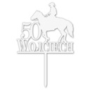 Топпер Ковбой Ковбойская лошадь Верховая езда БЕЛАЯ НАДПИСЬ