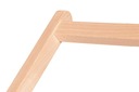 2 x Lehátko Plážové drevené záhradné lehátko s poistkou Materiál rámu drevo