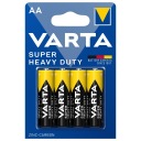Пальчиковые батарейки VARTA R6 AA Superlife 4 шт.