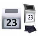 СОЛНЕЧНАЯ ЛАМПА НОМЕР ДОМА, ПОДСВЕТКА МЕТАЛЛИЧЕСКАЯ СВЕТОДИОДНАЯ