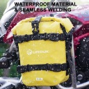 UROUK 6-8L ВОДООТТАЛКИВАЮЩАЯ СУМКА NA БАМПЕР МОТОЦИКЛЕТНЫЙ CRASH BAR Z ВОЛОКНА КАРБОНОВОГО ЧЕРНЫЙ  фото 6