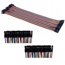 40x20cm Przewody zworki Arduino GPIO ŻeńskoŻeńskie