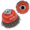 ЩЕТКА-ПУГОВКА YATO 65MM M14 INOX ДЛЯ ШЛИФОВАЛЬНОЙ МАШИНЫ