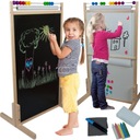 MEGA TABLICA 3XL MAGNETYCZNA KREDOWA Papier Akc