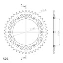 ЗУБЧАТКА ЗАДНЯЯ SUPERSPROX 530 42Z HONDA CBR600 изображение 4