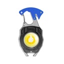 Мини-светодиодный брелок-фонарик W5147 Type C с 2 битами синего цвета