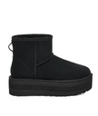 UGG Classic Mini Boots на платформе, черные, размер 37