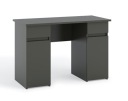 Современный молодежный письменный стол, 110 см, графит