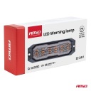 AMIO ФАРА ПОПЕРЕДЖУВАЛЬНА LED (СВІТЛОДІОД) R65/R148 12/24V 24W + REKAWICZKI NITRYLOWE ЧОРНІ BEZPUDROWE РОЗМІР L 1 ПАРА  (18842367115) фото min 9
