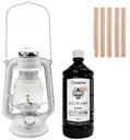 МАСЛЯНАЯ ЛАМПА С ФИТИЛЕМ + МАСЛО 1Л + ЗАПАСНОЙ ФИТИЛЬ 5 шт.