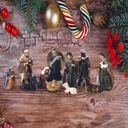 Sada 11 vianočných betlehemov so scénkami Hlavný materiál keramika