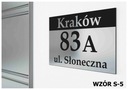 Табличка АДРЕСНАЯ ДОСКА АЛЮМИНИЕВАЯ НОМЕР ДОМА 20х30.