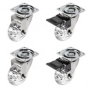 KÓŁKA MEBLOWE BRAZYLIA PRZEZROCZYSTE 50 MM MIX