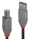 Lindy 36676 Kabel USB 2.0 typ A-B Anthra Line - 7,5m EAN (GTIN) 4002888366762