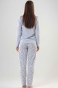 Dámske pyžamo Vienetta bavlna klasická dlhá M Veľkosť M