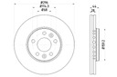 HELLA PAGID DISCS BRAKE 2 PCS. OPEL VIVARO COMB photo 2 - milautoparts-fr.ukrlive.com