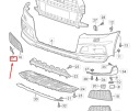AUDI Q3 8U PROTECTION DROIT CROCHET REMORQUAGE PARE-CHOCS 8U0807241DT94photo 8