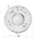 IP kamera IPC-HDW2441TM-S-0280B WizSense - 4 Mpx 2 Hmotnosť výrobku 664 g